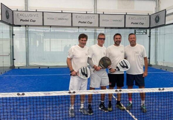 Exclusive padel cup, torna il circuito targato Msp e Intesa Sanpaolo con in campo i campioni dello sport
