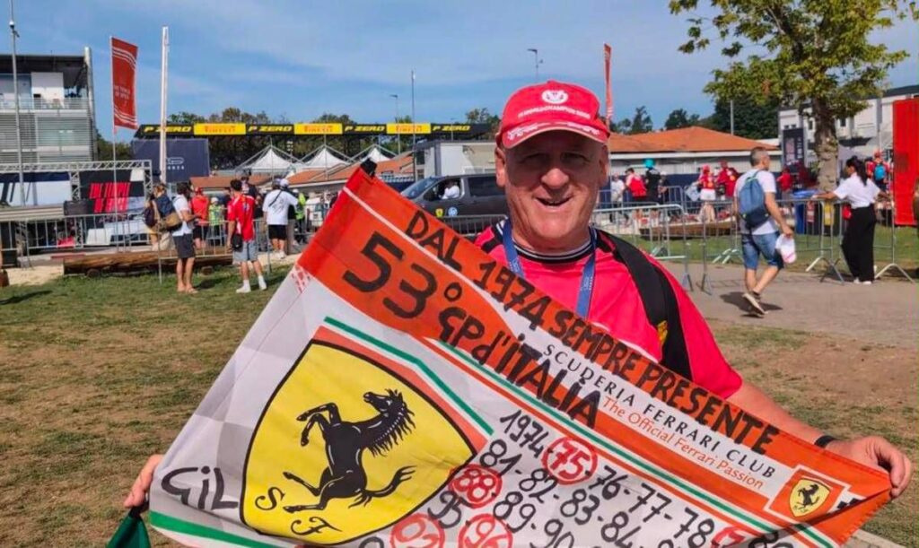 Il tifoso da record al Gp di Monza: “Qui da 53 anni consecutivi, sogno la vittoria di un italiano”