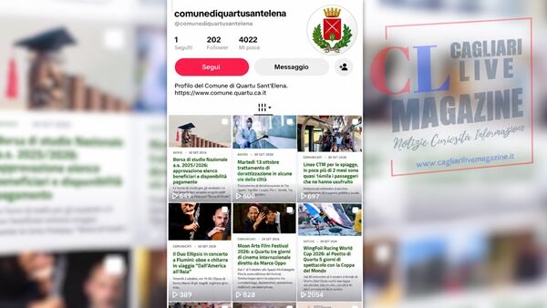 falso profilo comune di quartu sant elena