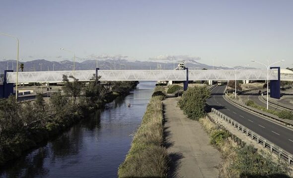 Cagliari canale di san bartolomeo Passerella